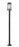 2 Light Outdoor Post Mounted Fixture | 574PHMS-536P-BK