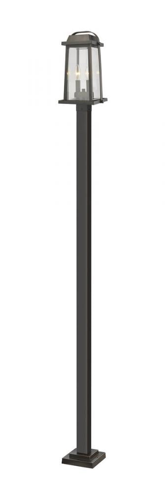 2 Light Outdoor Post Mounted Fixture | 574PHMS-536P-ORB