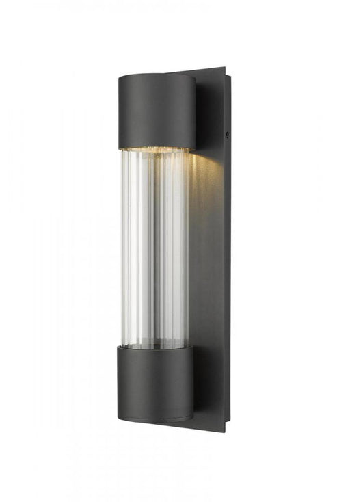 1 Light Outdoor Wall Light | 575S-BK-LED