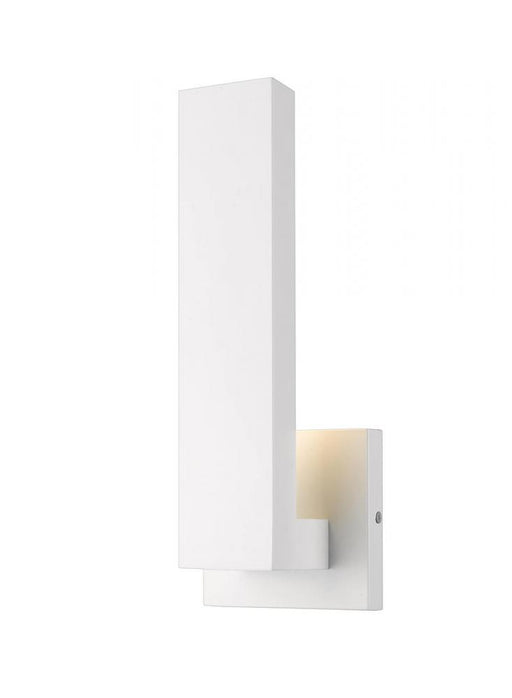 1 Light Outdoor Wall Light | 576S-WH-LED