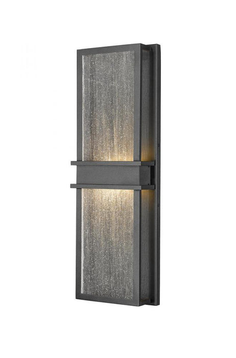 2 Light Outdoor Wall Light | 577B-BK-LED