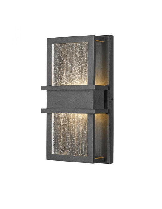 2 Light Outdoor Wall Light | 577S-BK-LED