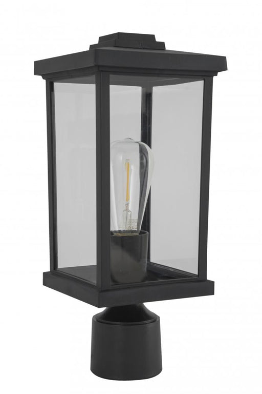 Craftmade Resilience 1 Light Post Mount in Textured Black