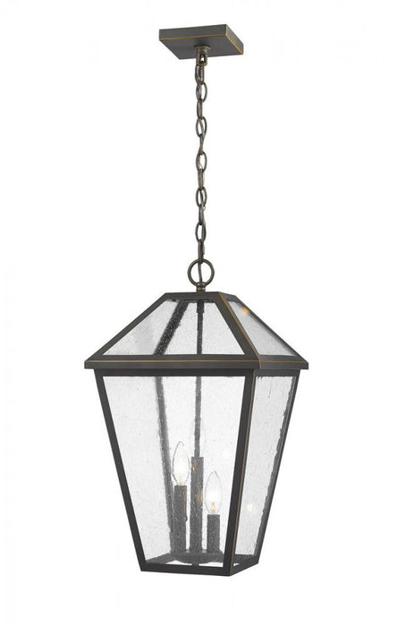 3 Light Outdoor Chain Mount Ceiling Fixture | 579CHXL-ORB