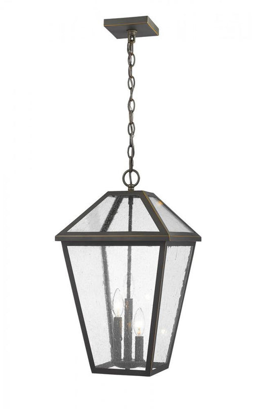 3 Light Outdoor Chain Mount Ceiling Fixture | 579CHXL-ORB