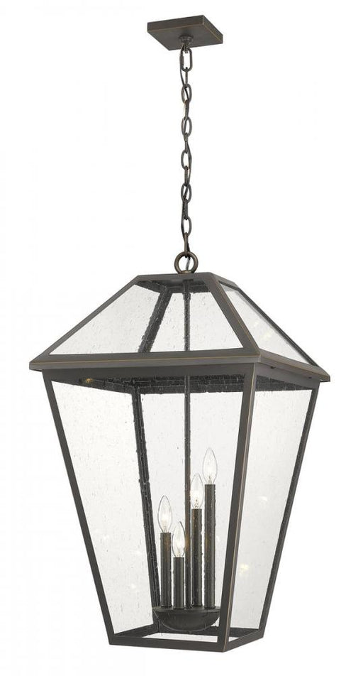 4 Light Outdoor Chain Mount Ceiling Fixture | 579CHXLX-ORB