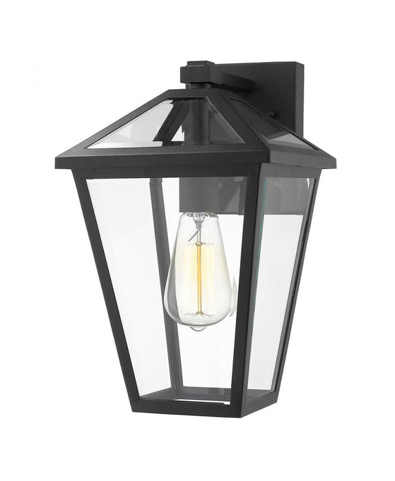 1 Light Outdoor Wall Light | 579M-BK