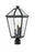3 Light Outdoor Post Mount Fixture | 579PHBR-BK