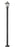 3 Light Outdoor Post Mounted Fixture | 579PHBS-536P-BK