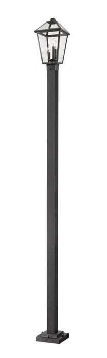 3 Light Outdoor Post Mounted Fixture | 579PHBS-536P-BK