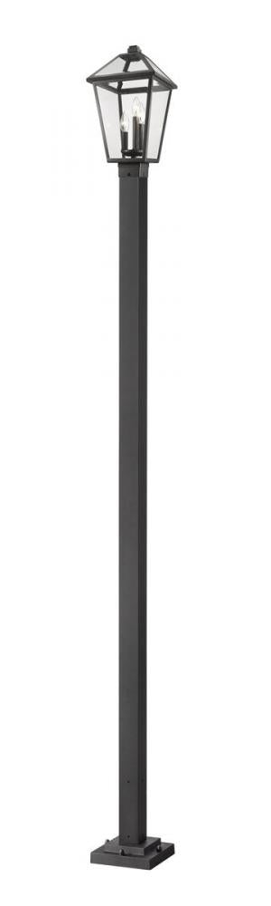 3 Light Outdoor Post Mounted Fixture | 579PHBS-536P-BK