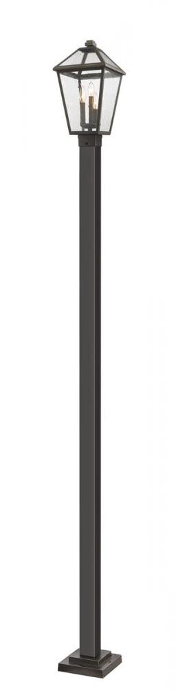 3 Light Outdoor Post Mounted Fixture | 579PHBS-536P-ORB