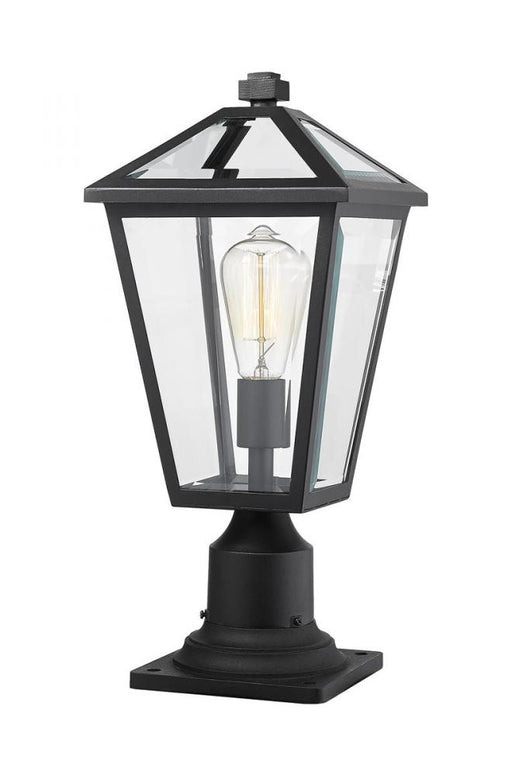 1 Light Outdoor Pier Mounted Fixture | 579PHMR-533PM-BK