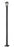 1 Light Outdoor Post Mounted Fixture | 579PHMS-536P-BK