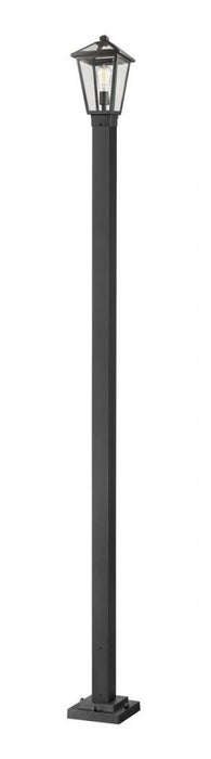 1 Light Outdoor Post Mounted Fixture | 579PHMS-536P-BK