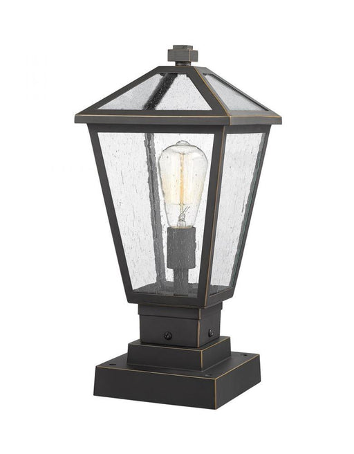 1 Light Outdoor Pier Mounted Fixture | 579PHMS-SQPM-ORB