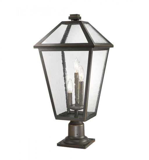 3 Light Outdoor Pier Mounted Fixture | 579PHXLR-533PM-ORB
