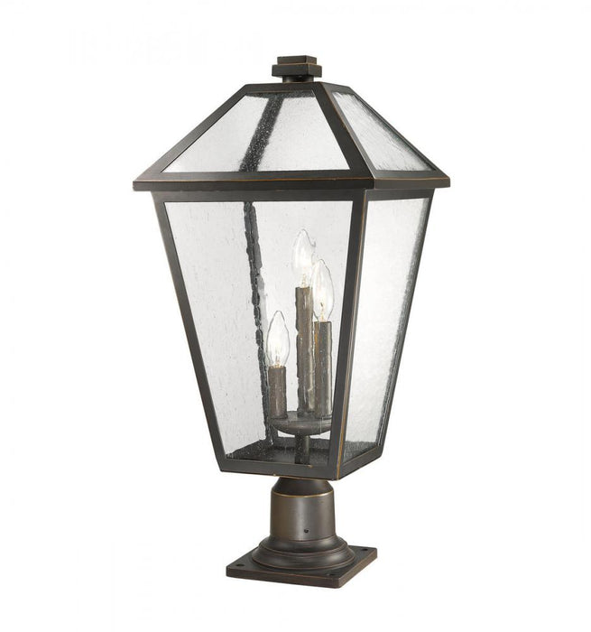3 Light Outdoor Pier Mounted Fixture | 579PHXLR-533PM-ORB