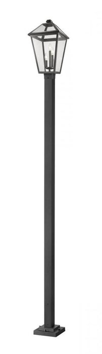3 Light Outdoor Post Mounted Fixture | 579PHXLS-536P-BK