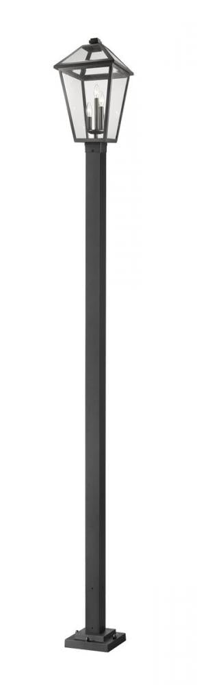 3 Light Outdoor Post Mounted Fixture | 579PHXLS-536P-BK