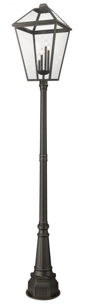 4 Light Outdoor Post Mounted Fixture | 579PHXLXR-564P-ORB
