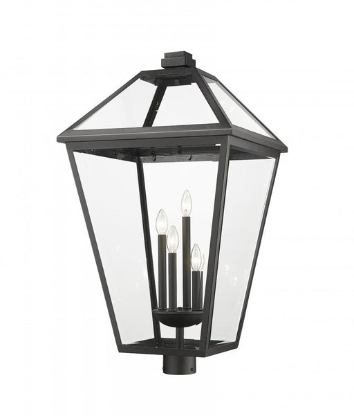 4 Light Outdoor Post Mount Fixture | 579PHXLXR-BK