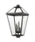 4 Light Outdoor Post Mount Fixture | 579PHXLXS-BK