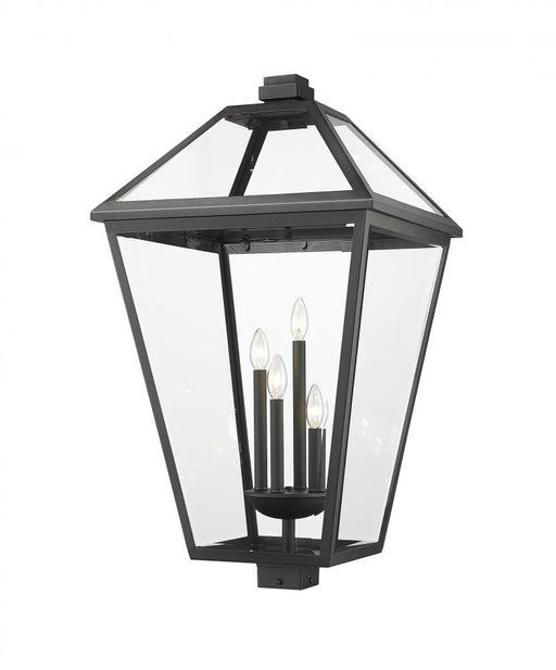 4 Light Outdoor Post Mount Fixture | 579PHXLXS-BK