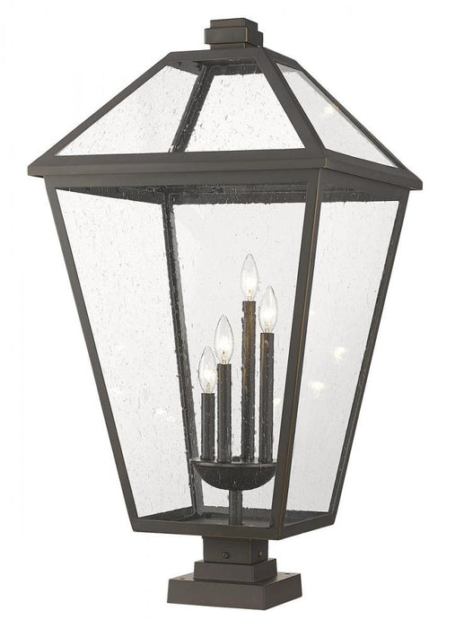 4 Light Outdoor Pier Mounted Fixture | 579PHXLXS-SQPM-ORB