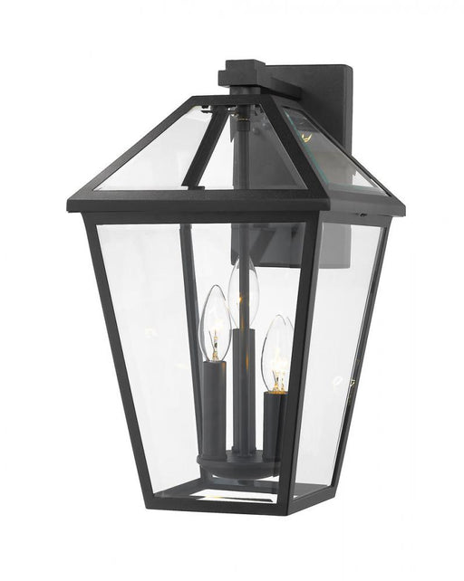 3 Light Outdoor Wall Light | 579XL-BK