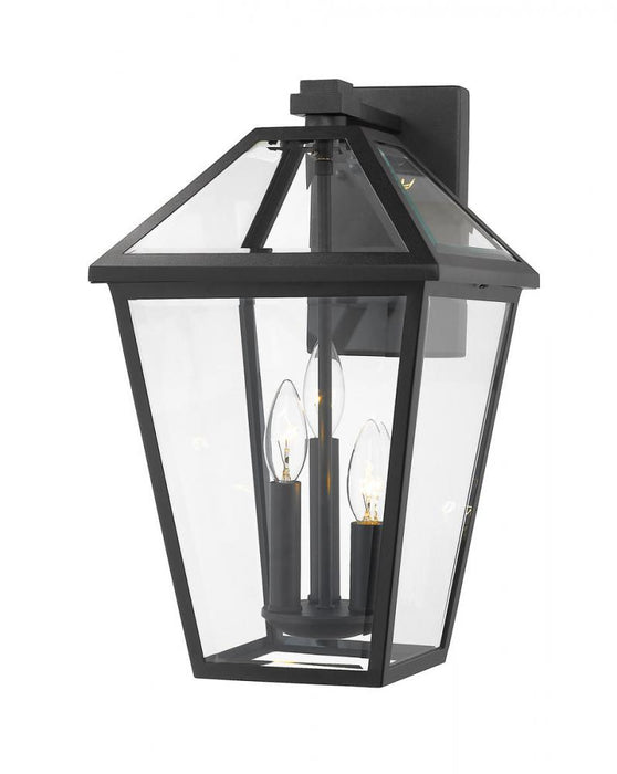 3 Light Outdoor Wall Light | 579XL-BK