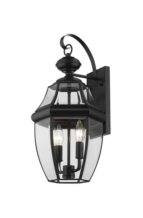 2 Light Outdoor Wall Light | 580M-BK