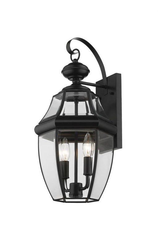 2 Light Outdoor Wall Light | 580M-BK