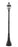 3 Light Outdoor Post Mounted Fixture | 580PHB-564P-BK
