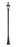 2 Light Outdoor Post Mounted Fixture | 580PHM-519P-BK