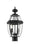 2 Light Outdoor Post Mount Fixture | 580PHM-BK