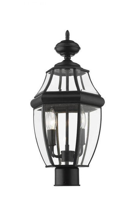 2 Light Outdoor Post Mount Fixture | 580PHM-BK