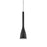 1lt Pendant, Matte Black Finish | 582-1P-BK