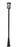 1 Light Outdoor Post Mounted Fixture | 583PHBR-519P-BK