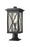 1 Light Outdoor Pier Mounted Fixture | 583PHBR-533PM-BK