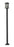 1 Light Outdoor Post Mounted Fixture | 583PHBS-536P-BK