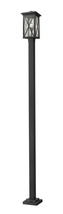 1 Light Outdoor Post Mounted Fixture | 583PHBS-536P-BK