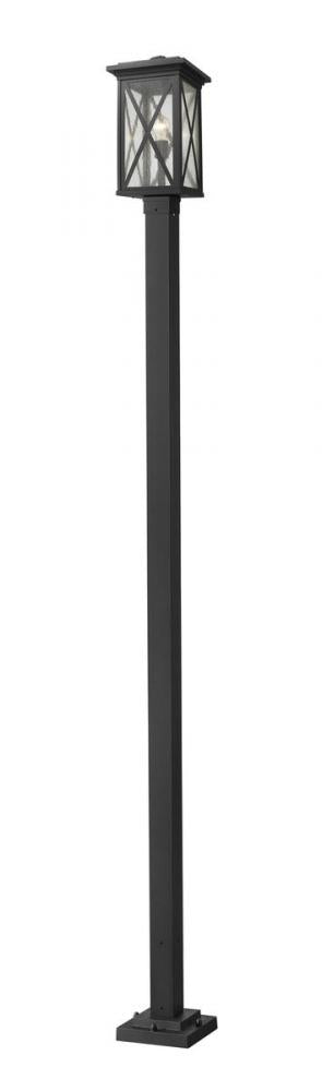 1 Light Outdoor Post Mounted Fixture | 583PHBS-536P-BK