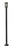 1 Light Outdoor Post Mounted Fixture | 583PHMS-536P-BK
