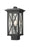 1 Light Outdoor Post Mount Fixture | 583PHMS-BK