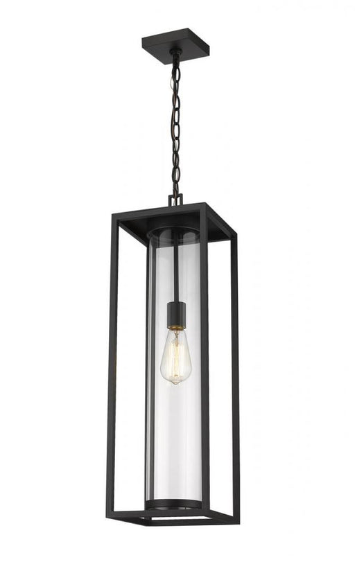 1 Light Outdoor Chain Mount Ceiling Fixture | 584CHB-BK