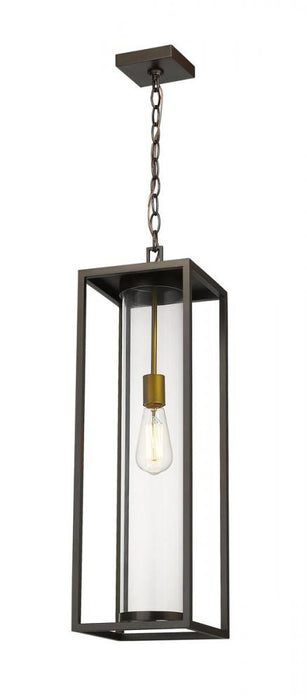 1 Light Outdoor Chain Mount Ceiling Fixture | 584CHB-DBZ-OBS