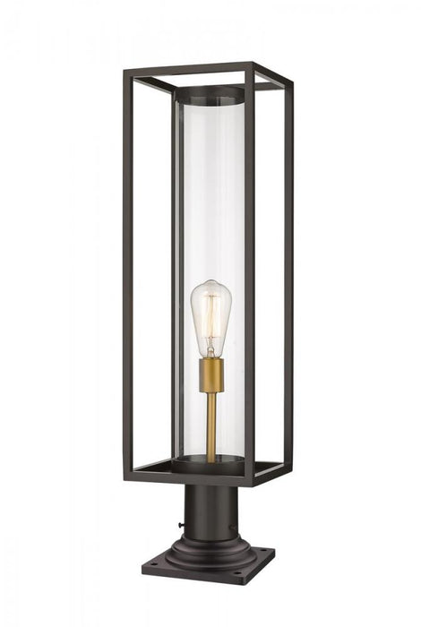 1 Light Outdoor Pier Mounted Fixture | 584PHBR-533PM-DBZ