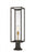 1 Light Outdoor Pier Mounted Fixture | 584PHBR-553PM-DBZ