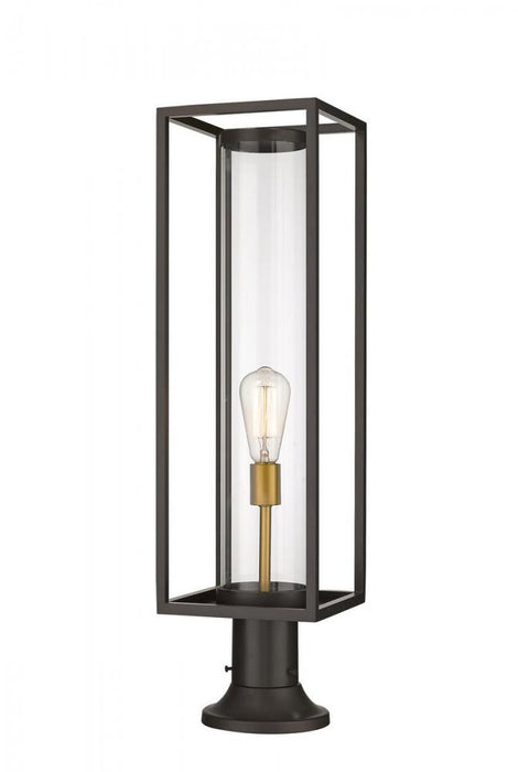 1 Light Outdoor Pier Mounted Fixture | 584PHBR-553PM-DBZ